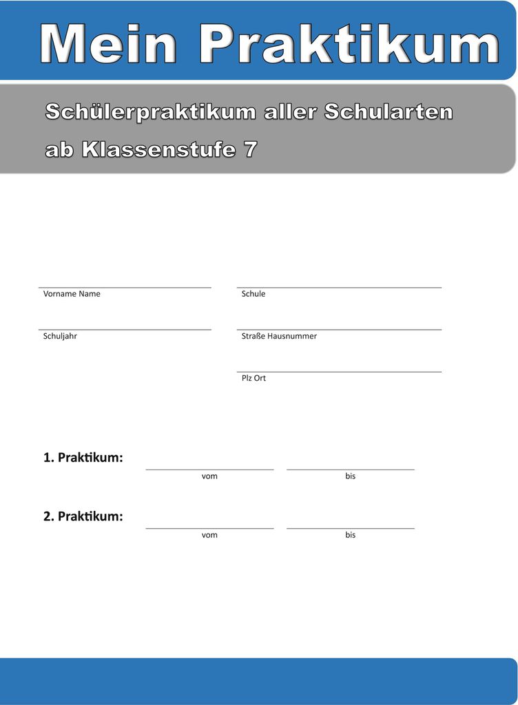 Mein Praktikum