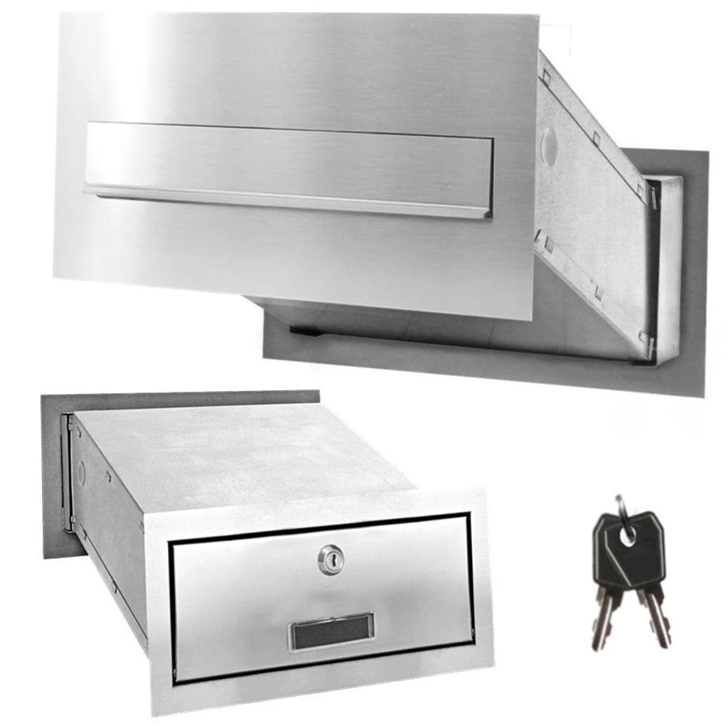 Doorgangsbrievenbus MP-6PN (roestvrij staal) 260-410mm Productafbeelding 