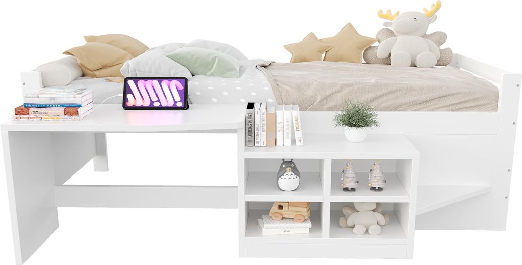 okwish Kinderbett 90x200 Jugendbett mit Produktbild 