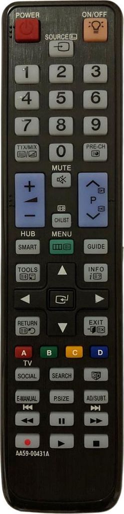 Ersatz TV Fernbedienung für Samsung UA75JU6400W Fernseher