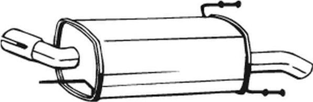 Bosal Endschalldämpfer 185-703