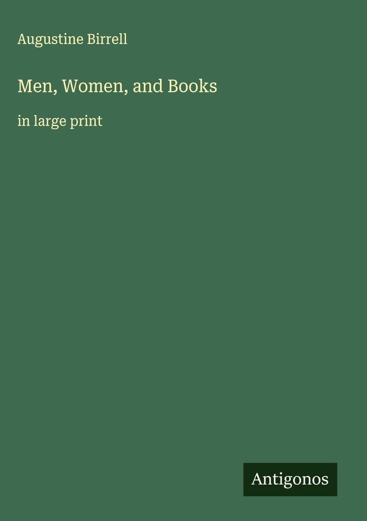 Männer, Frauen und Bücher