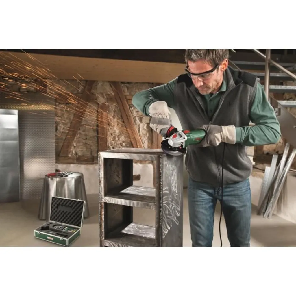 Meuleuse d'angle Bosch PWS 850 compacte pour tronçonnage et ébarbage - 7
