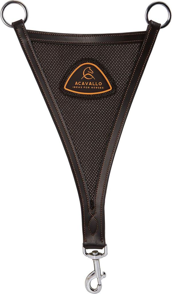 Acavallo Martingalgabel Kalbsleder geschlossen, Größe:Vollblut, Farbe:braun