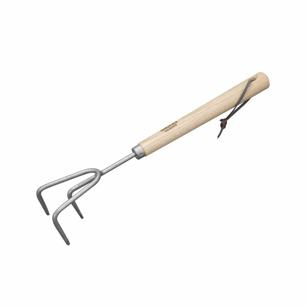 Siena Garden ISYplant Piccolo Coltivatore Inox: Attrezzo per Orto e Aiuole