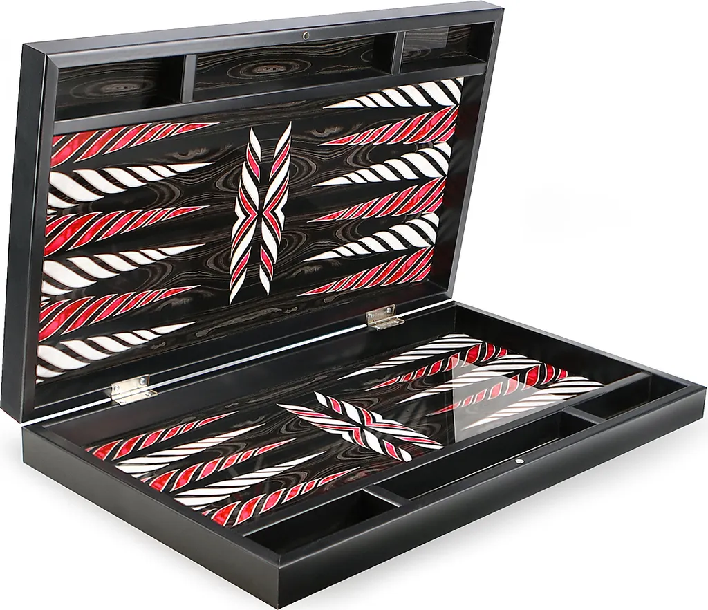 Backgammon Tavla XXL Durable - Finition Luxe contre l'Usure des Jeux