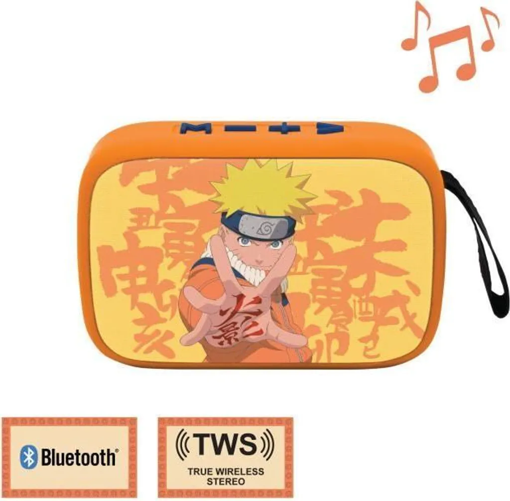 Speaker Naruto Bluetooth 5.0 TWS Portatile - Tessuto & Silicone Gaming - 2