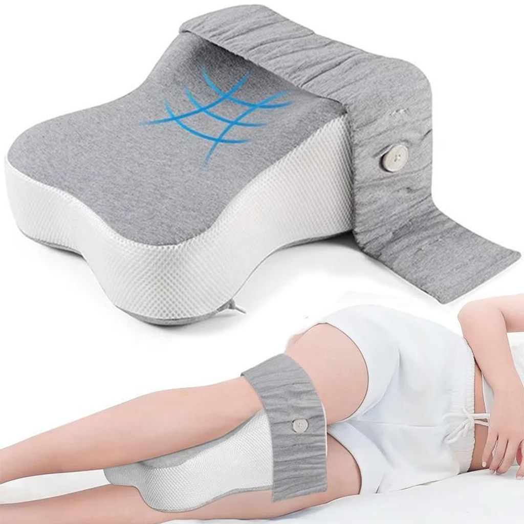 Good4You Orthopädisch Kniekissen für das Bett –Seitenschläferkissen -Beinkissen