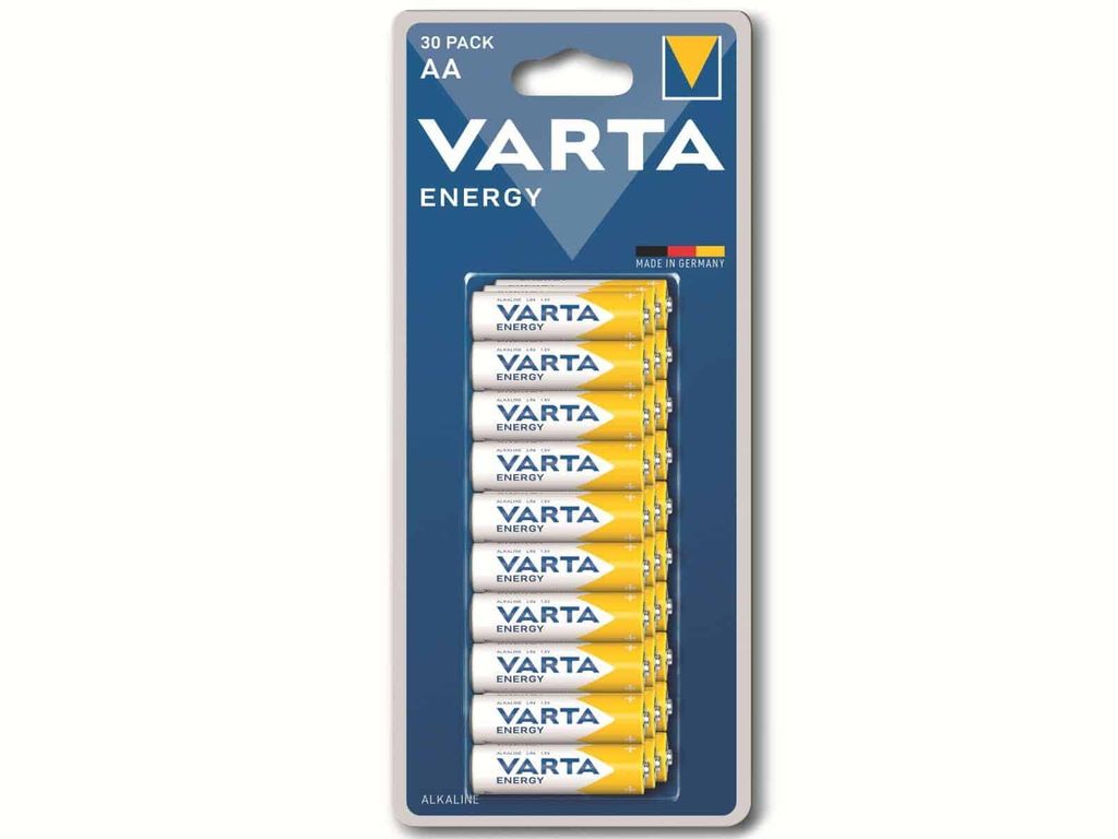 30 VARTA Batterien ENERGY Mignon AA 1,5 V