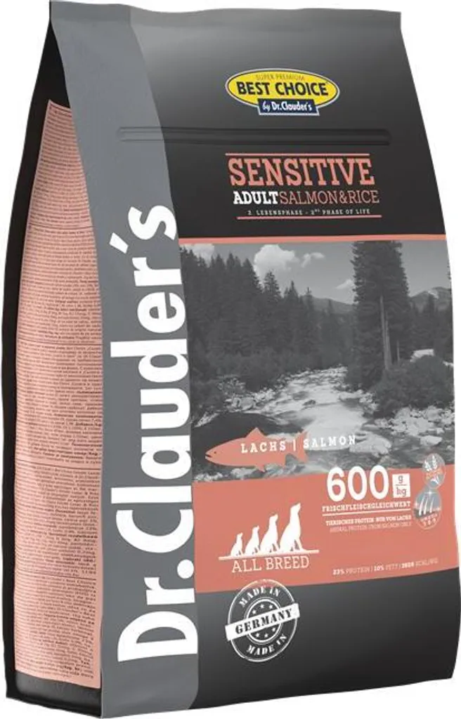 DC Best Choice Adult Lachs & Reis 4kg - Croquettes Saumon et Riz Chien