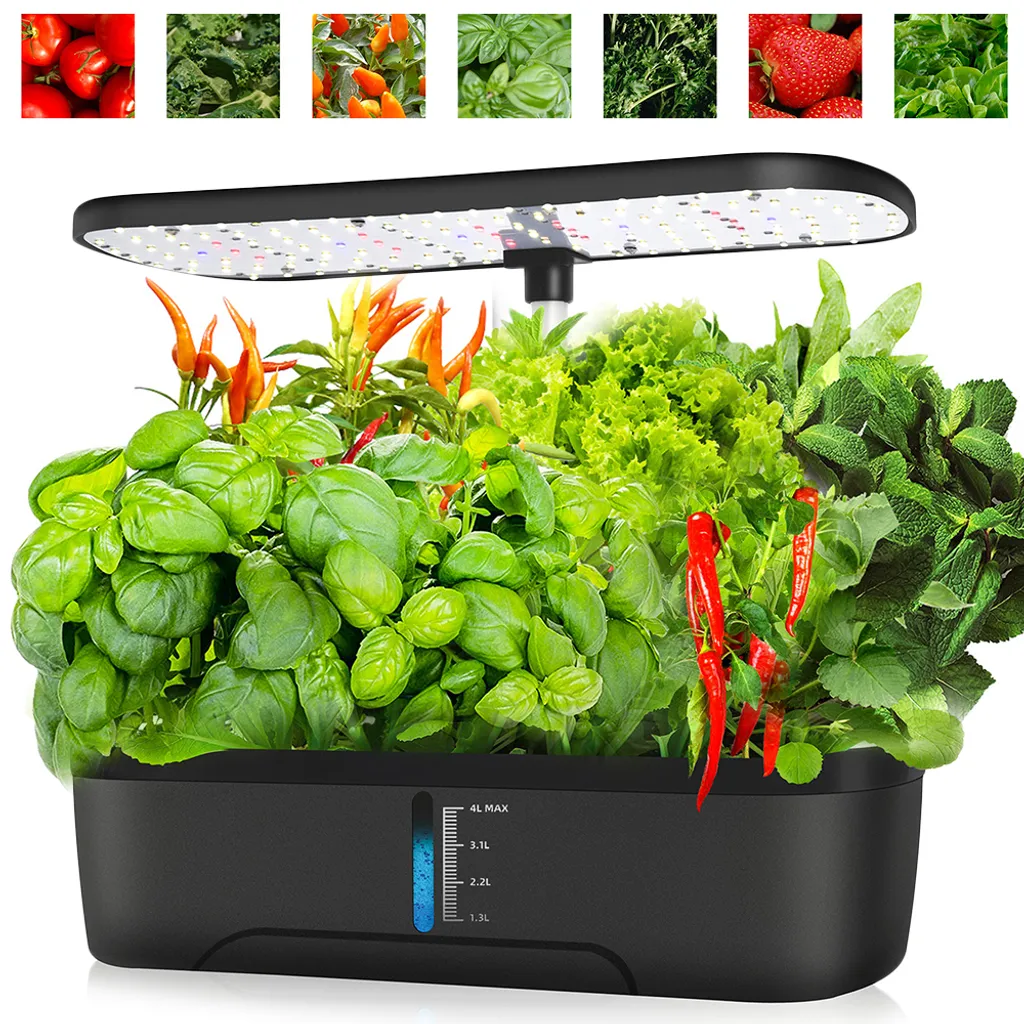 Système de Culture Hydroponique Smart Garden LED 20W avec Réservoir 4L