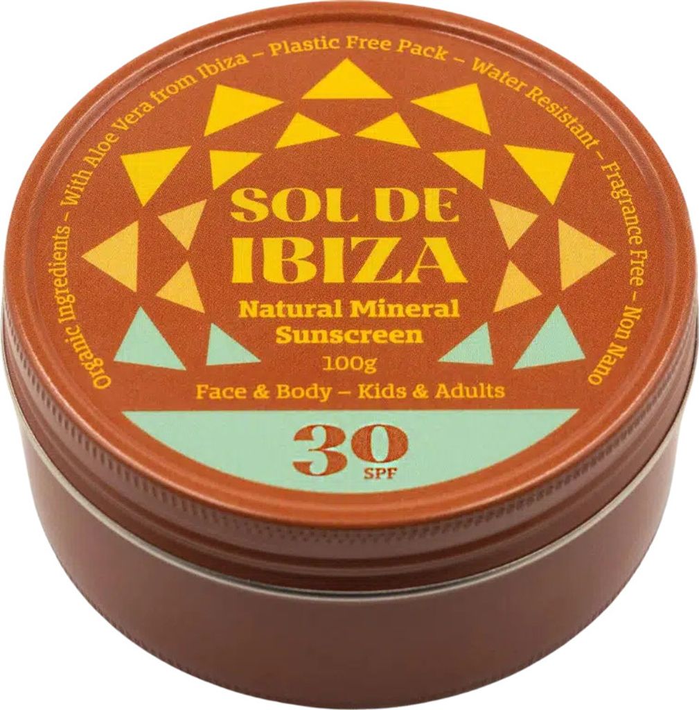 Sol de Ibiza Tägliche Mineralische Sonnencreme SPF30 für Gesicht & Körper