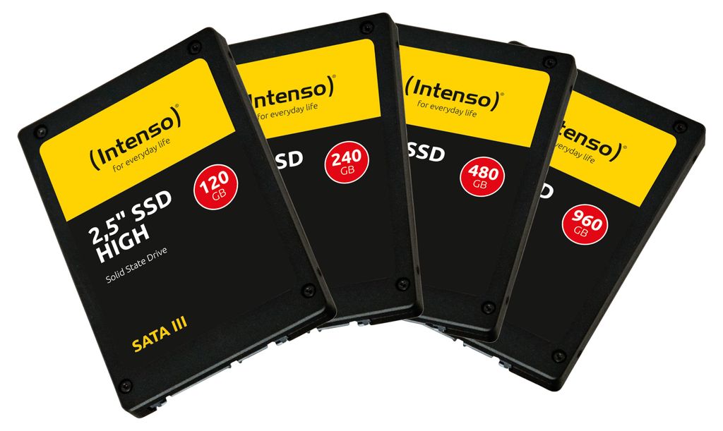 Intenso 3813430 Intenso 2,5  SSD HIGH      120GB SATA III Productafbeelding 