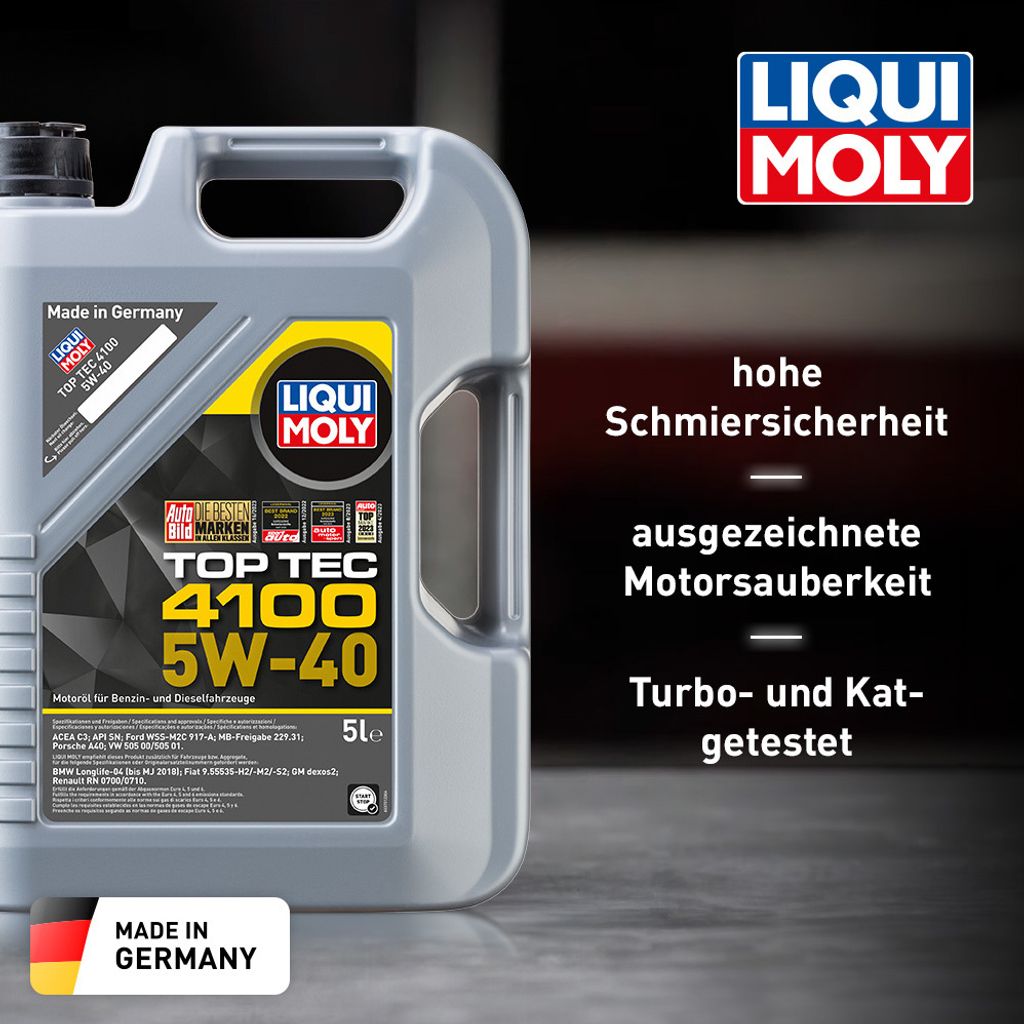 Liqui Moly Top Tec 4100 5W-40 5 Liter Produktbild 10