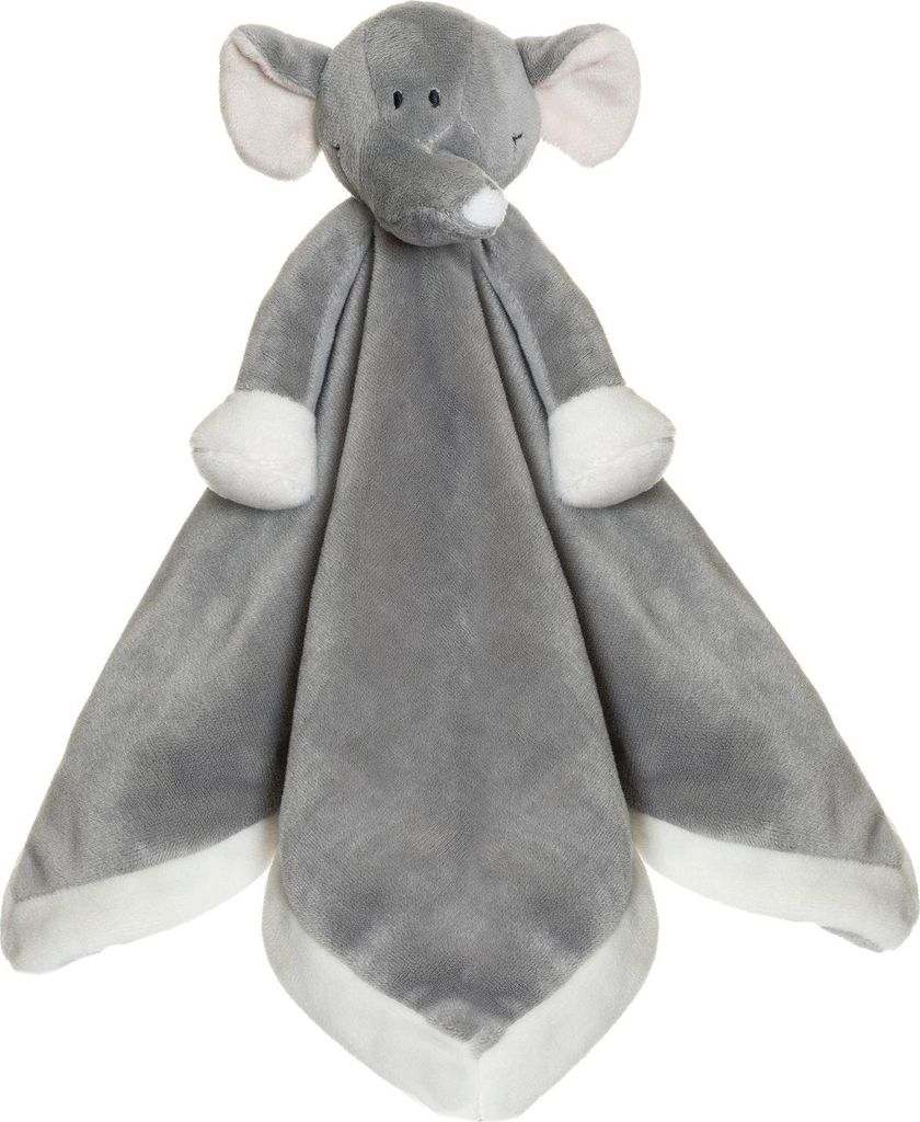 Babykuscheltier, weicher Elefant, 35 x 35 cm, maschinenwaschbar