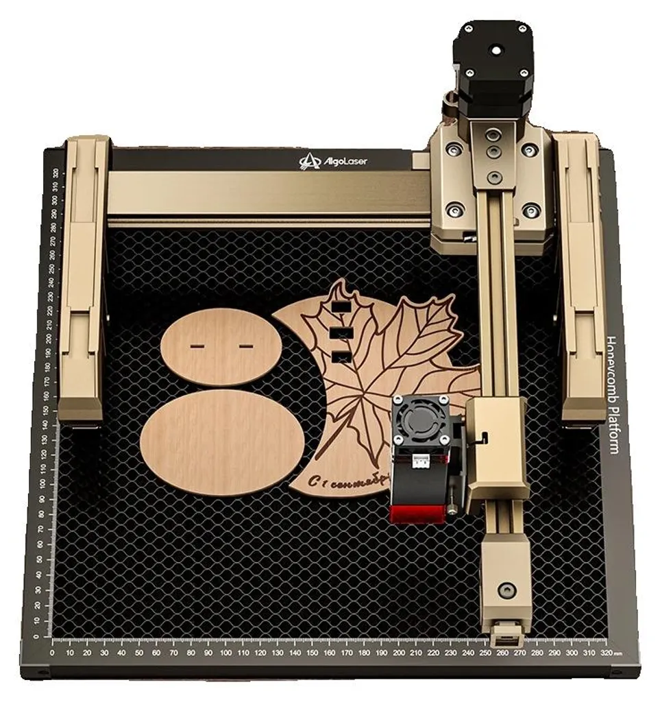 Machine de gravure laser 10W et plateau nid d'abeille spécial DIY bois