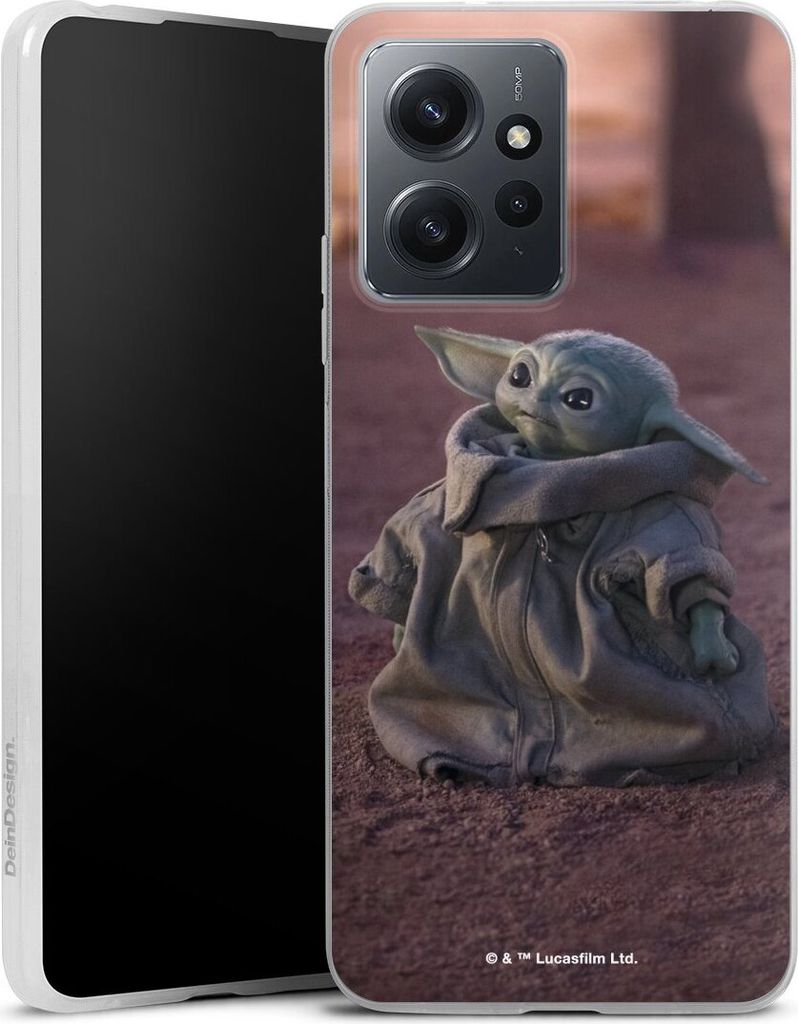 DeinDesign Slim Hülle für Xiaomi Redmi Note 12 4G Silikon Case Ultra Dünn Handyhülle Star Wars Baby Yoda The Child
