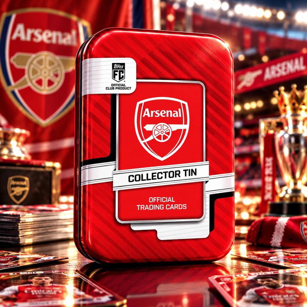 2026-27 Topps Arsenal London Collector Tin Produktbild 