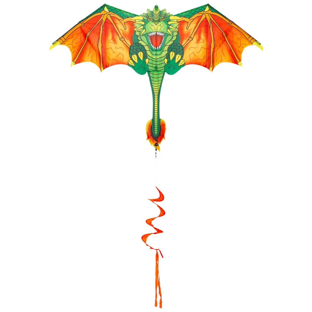 Cerf-volant enfant dragon pour jeux de plein air à la plage et au parc