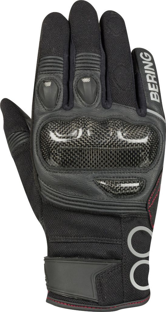 Bering Raid Damen Motorrad Handschuhe, schwarz, S