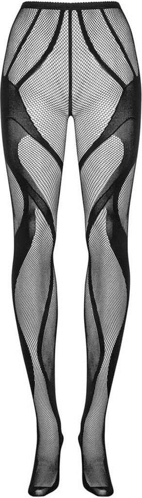 Obsessive - S336 Ouvert-Strumpfhose - Schwarz Produktbild 