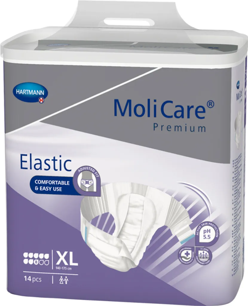 Recensione MoliCare Premium Elastic 8 Gocce S | Pannoloni Hartmann 26 pz