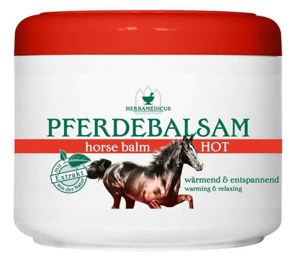 SchmeesGmbH Pferdebalsam Hot Herbamedicus 500ml Wärmt und Produktbild 