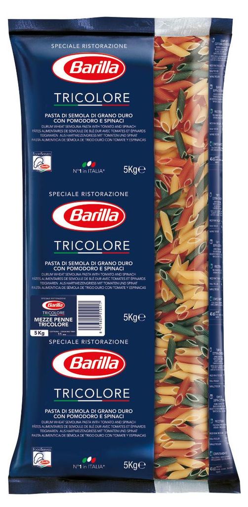 Barilla Collezione Mezze Penne Tricolore Nr 78 Pasta Nudeln Produktbild 
