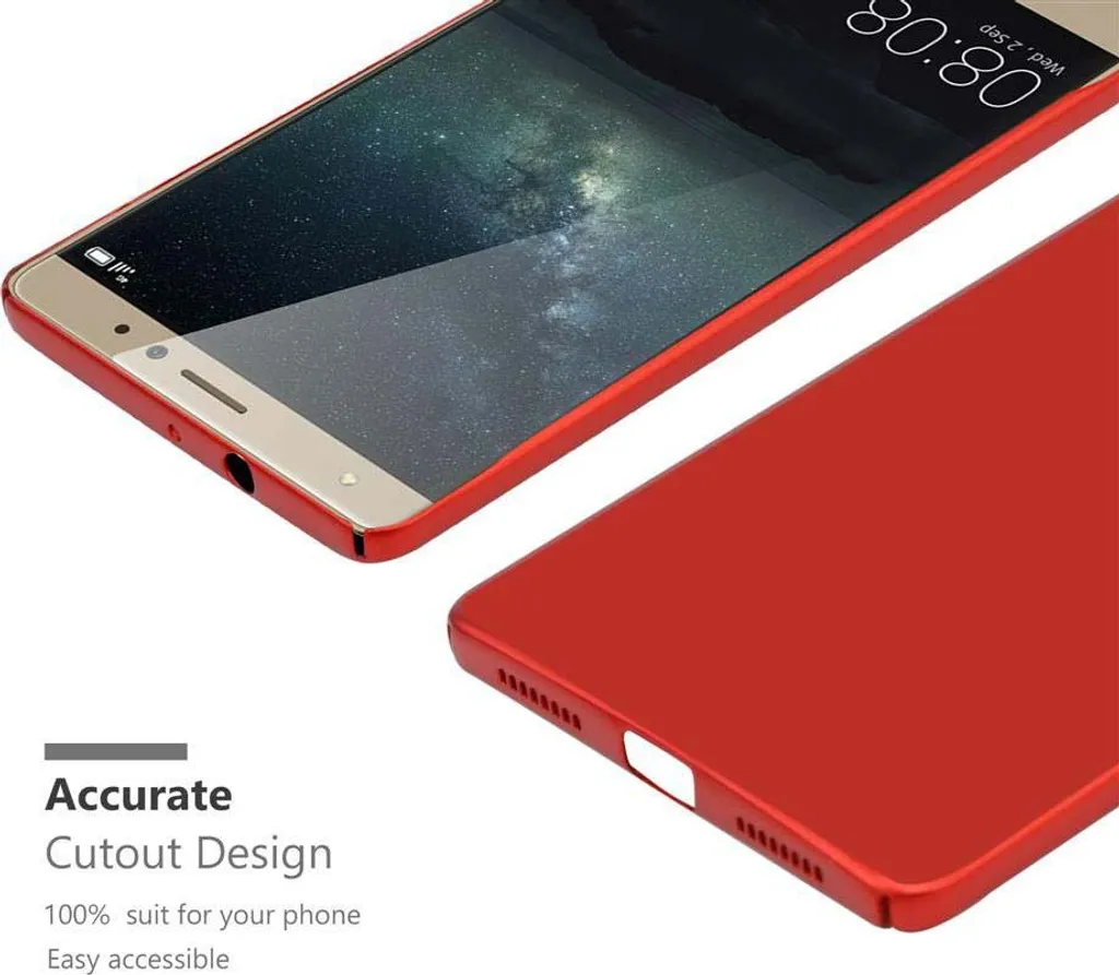 Custodia Rossa Huawei MATE S: Recensione e Cover Cadorabo Rigida - 5