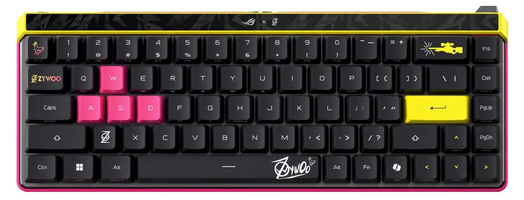 Clavier Gamer Asus ROG Falchion Ace HFX : Format 65% pour Setup Esports