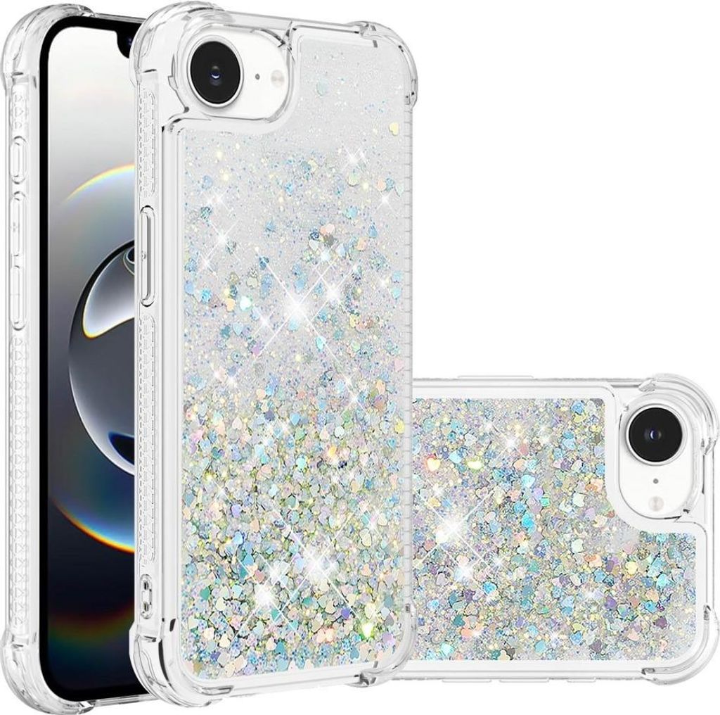 iPhone 16e / 17e Hülle - Coverup Liquid Glitzer Back Cover Produktbild 