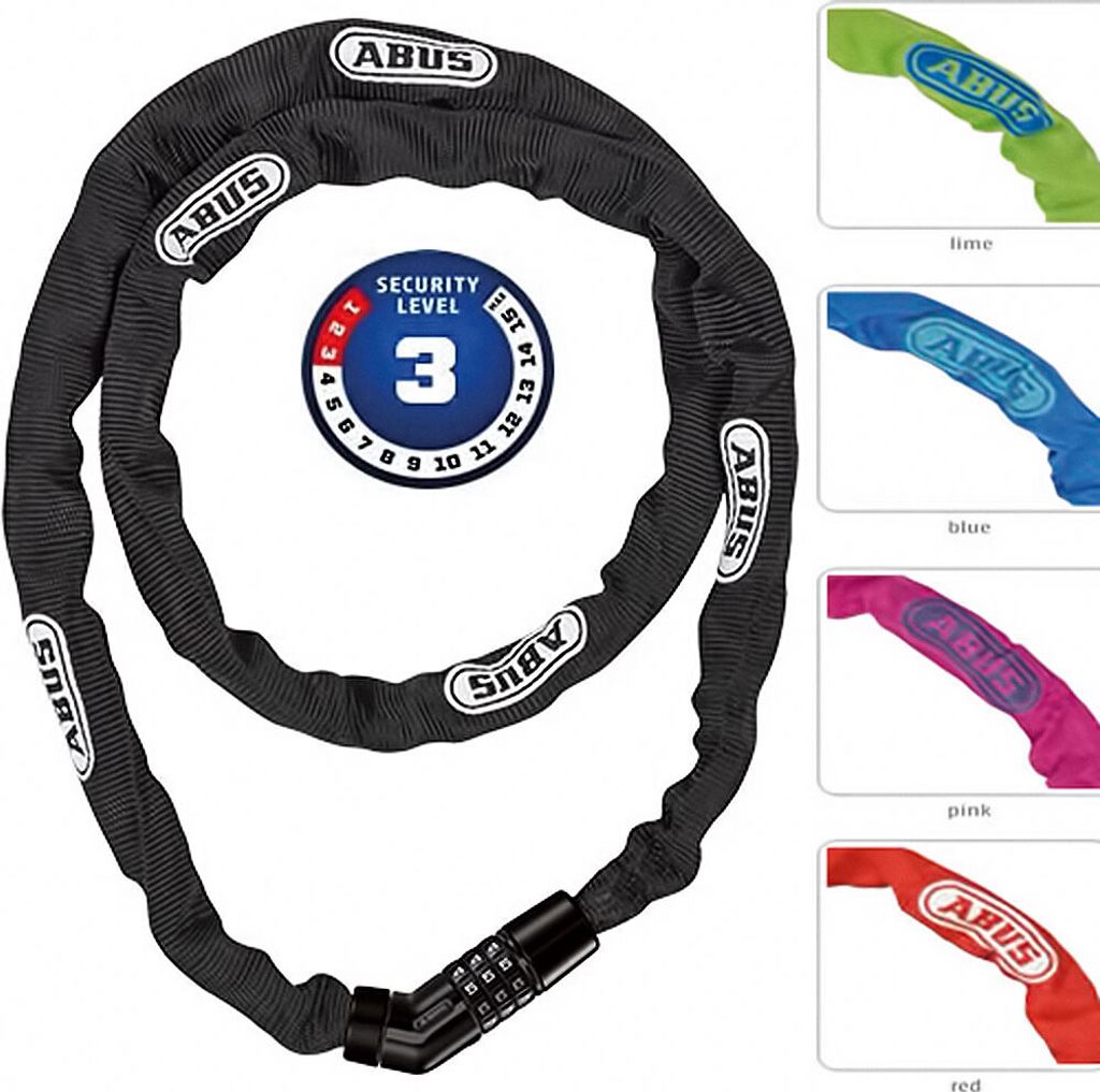 ABUS 4804C, Řetězový zámek, Limetka, Plast, Ocel, Obrázek produktu 