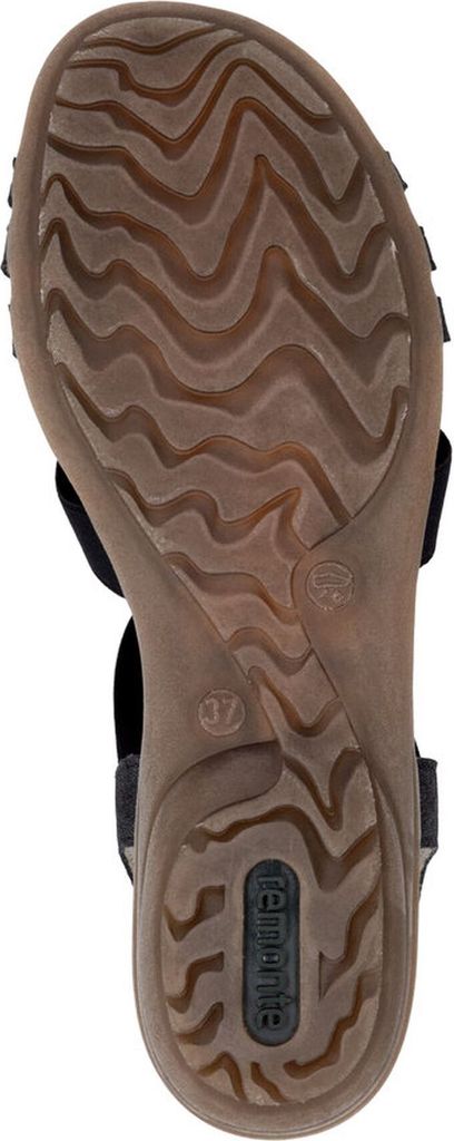 Remonte Damen Sandale elegant mit Gummizug und TR-Sohle R3605, Größe:43 EU, Farbe:Grau