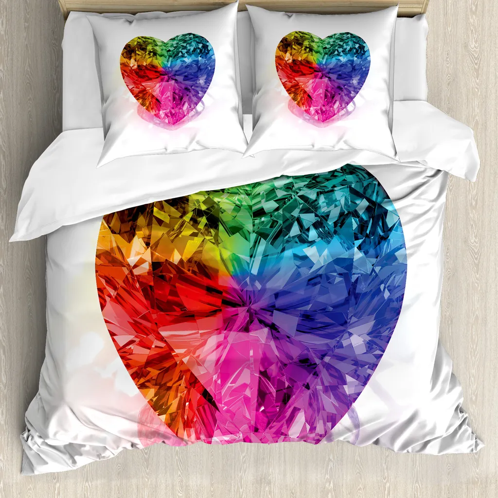 Copripiumino Antiacaro ABAKUHAUS Matrimoniale - Set Letto 3 Pezzi