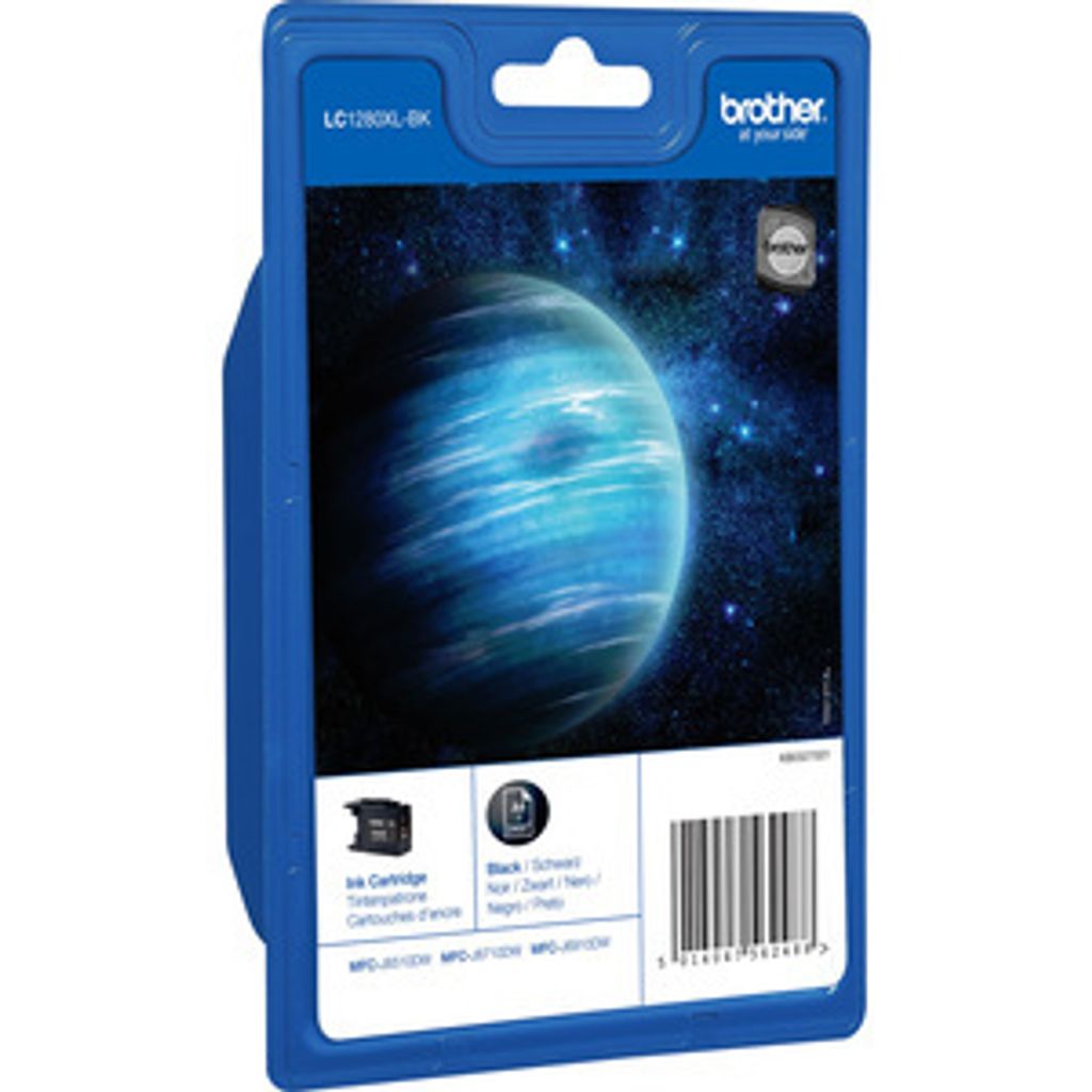 Brother LC1280XLBKBP, Schwarz, Tinte auf Pigmentbasis, 1 Produktbild 