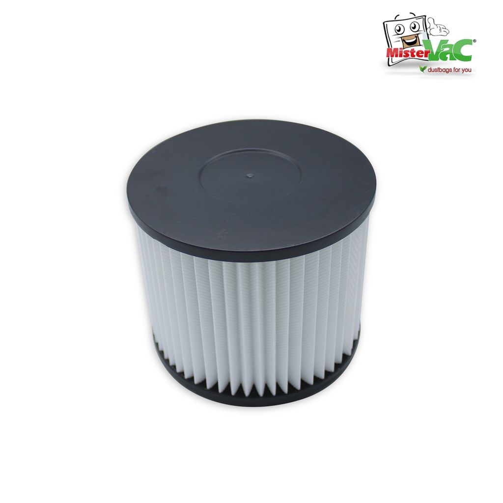 MisterVac Lamellenfilter Ersatzfilter kompatibel mit Scheppach VC30 Premium