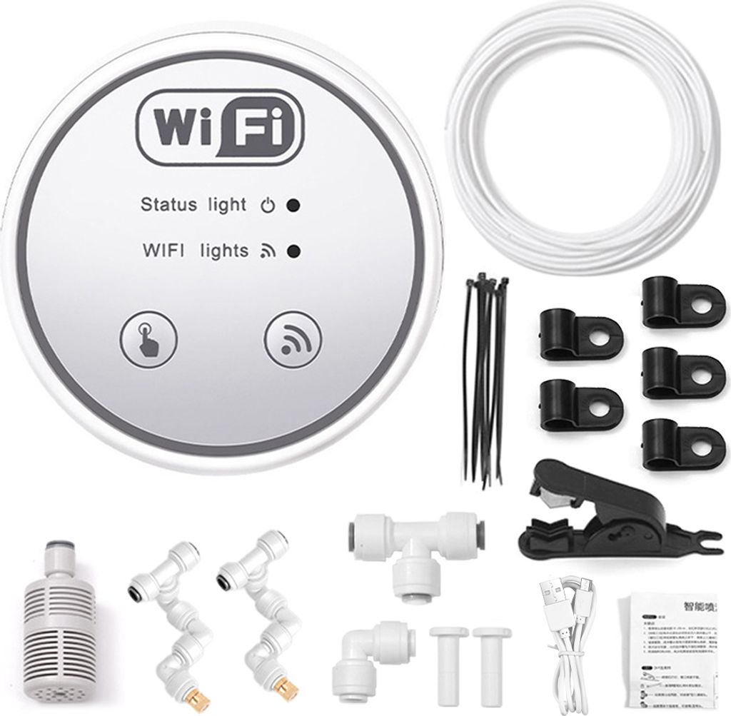 Wifi Garten-Wassertimer Handy-App-Steuerung Garten Automatische Bewaesserungsvorrichtung Balkon Intelligenter Bewaesserungssystem-Controller