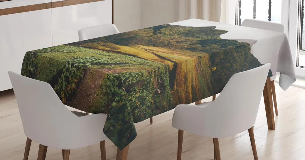 Tovaglia Antimacchia ABAKUHAUS 140x200 - Stile Montagna Evergreen