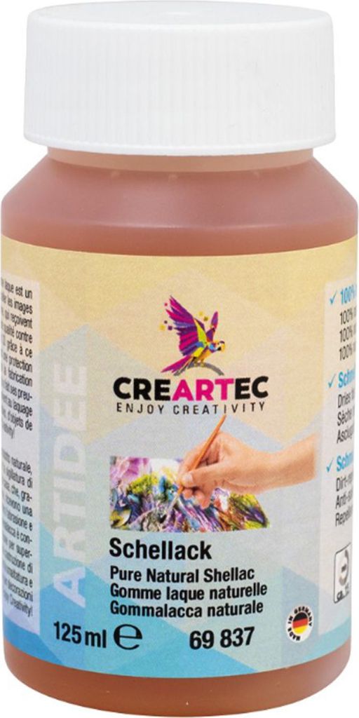 143,20 € / 1 l Schellack naturrein 125ml