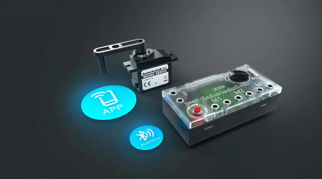 Fischertechnik 563931 Control Set avec Commande Bluetooth et Récepteur 4 Voies - 8
