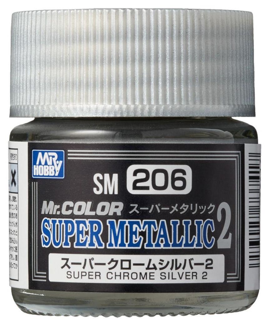 Mr Hobby - Gunze SM-206 - Mr. Color Super Metallic Colors Produktbild 