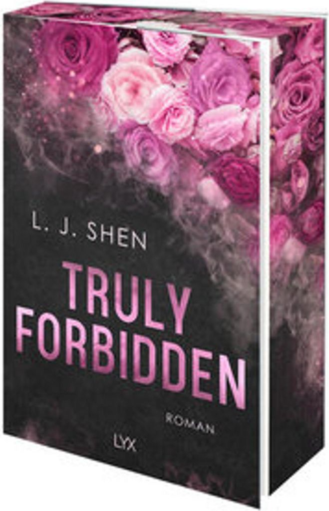 A book cover with a floral design.