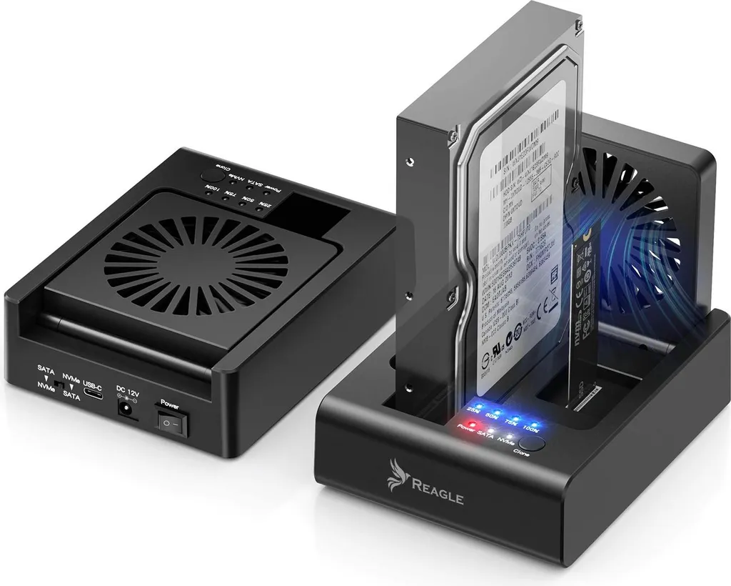Récupérez vos données avec ce Dock SSD NVMe et SATA, solution clone incluse