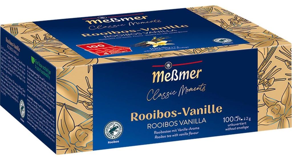 Meßmer 291976 Meßmer Rooibos-Vanille Tee 100 Portionen Obrázek produktu 