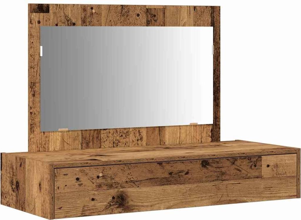 vidaXL Schminktisch mit Speicher Braun 100 x 40 x 70 cm Holzwerkstoff