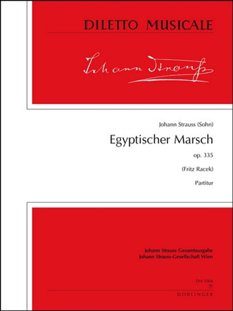 Egyptischer Marsch op.335 für Orchester Partitur