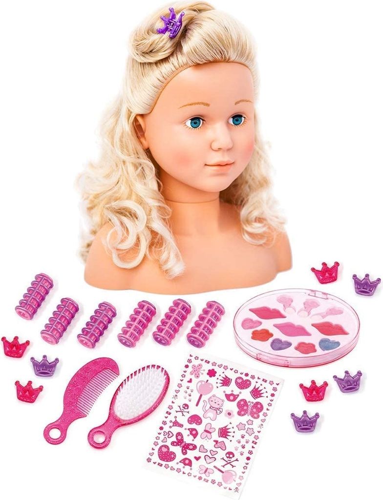 Głowa Super Model do stylizacji z kosmetykami Zdjęcie produktu