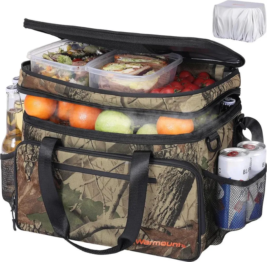 Borsa Frigo Campeggio Blu 48 Lattine - Doppia Protezione Termica