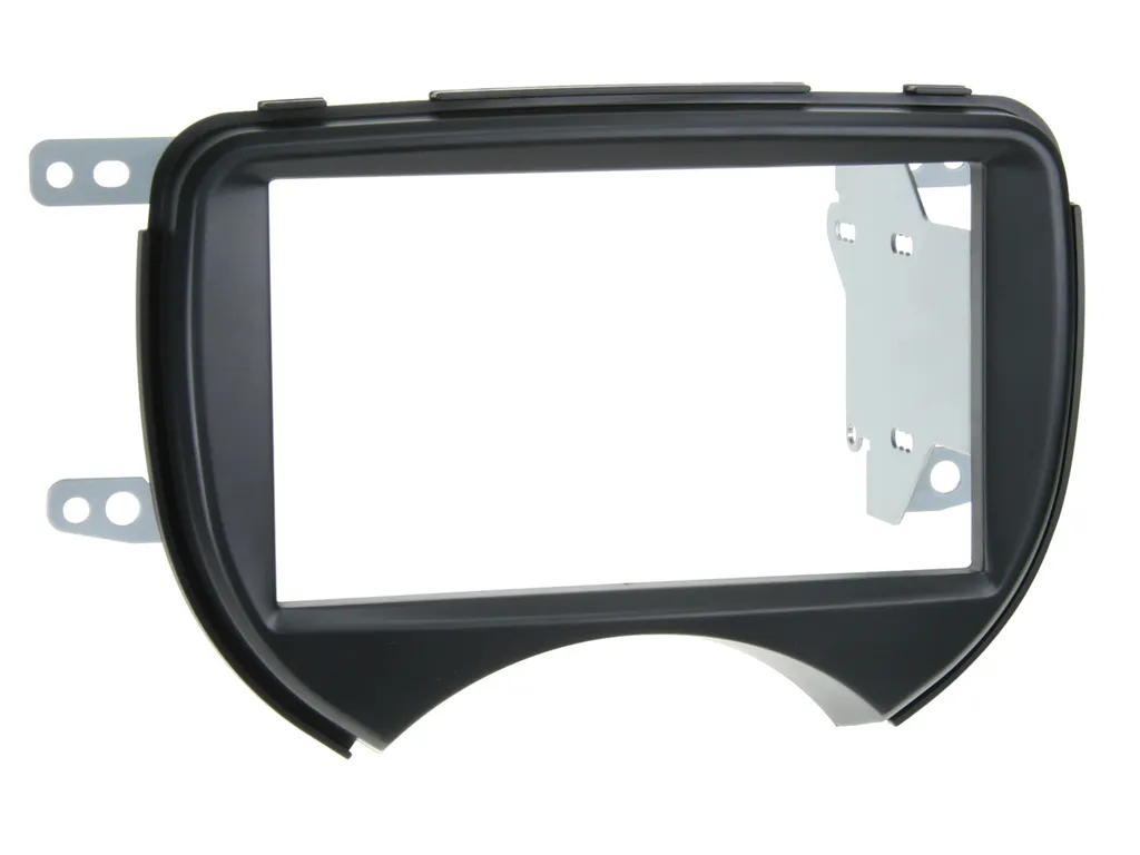 Adaptateur Autoradio Noir Nissan Micra K13: Remplacement 2DIN Propre