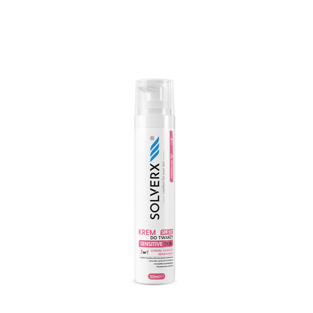 Solvrex Sensitive Skin for Women Krem z SPF50+ skóra Zdjęcie produktu 